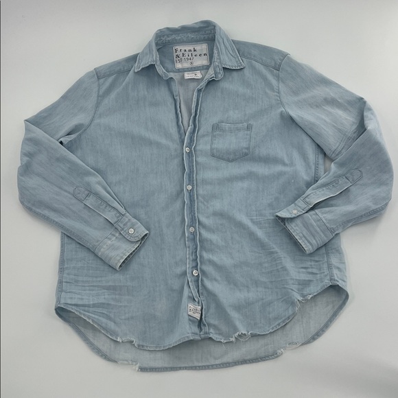 Frank & Eileen Barry Women’s Classic Button-Up Shirt casual cotton - Picture 2 of 9